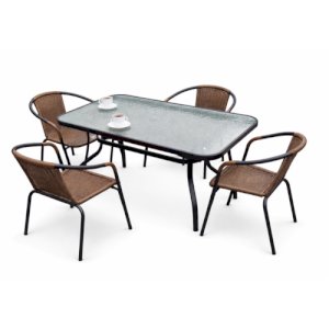 ბაღის ავეჯის ნაკრები - BLOG rattan M ყავისფერი 