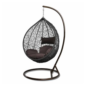 ბუდე საქანელა - ყავისფერი ბალიშებით STANDART