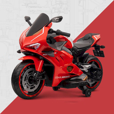 ბავშვის ელექტრო მოტოციკლი V5R-RED