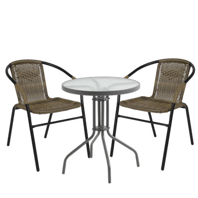 ბაღის ავეჯის ნაკრები - BLOG rattan S ყავისფერი 