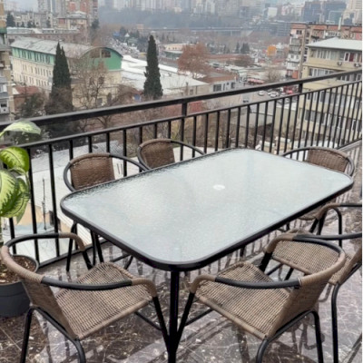 ბაღის ავეჯის ნაკრები - BLOG rattan L ყავისფერი 