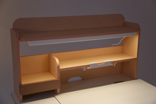 ERGODESK - ერგონომიული ტრანსფორმერი მაგიდა და სკამი