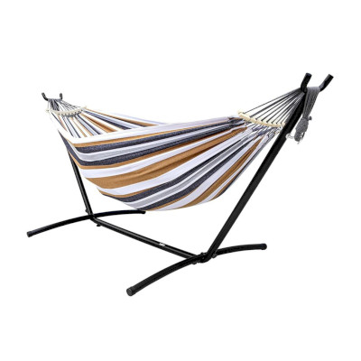 ჰამაკის სადგამი - მეტალის (+ ყავისფერი ჰამაკი)